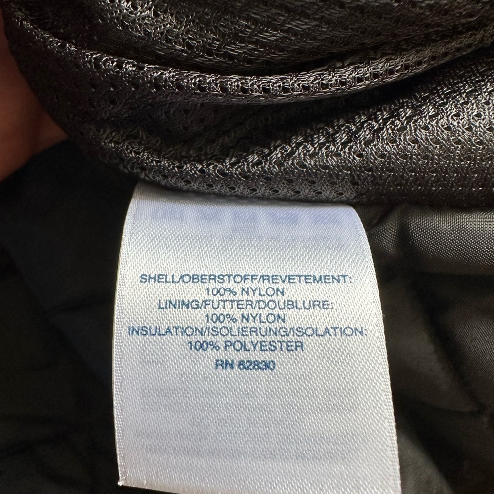 Lands' End Black Hooded Jacket - Picture 3 of 5
